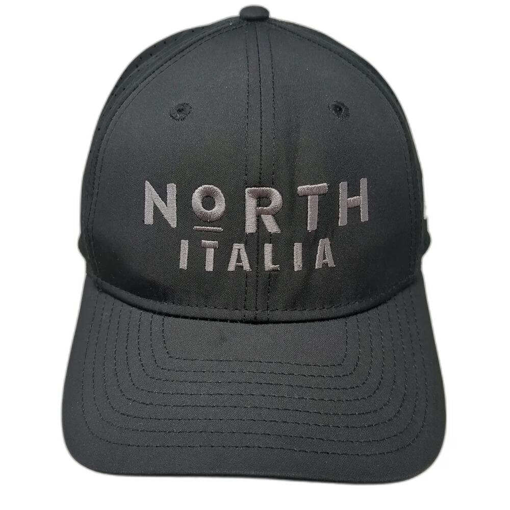 New Era Trucker Hat Black OSFM North Italia Perforated Mesh Snapback 9SEVENTY